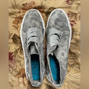 Blowfish slip ons. Size women’s 9. Camo colored
